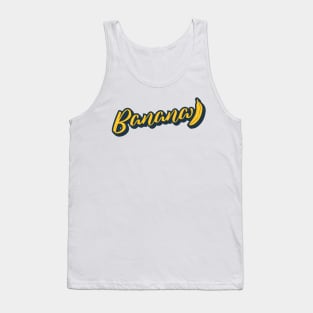 Banana Text Tank Top